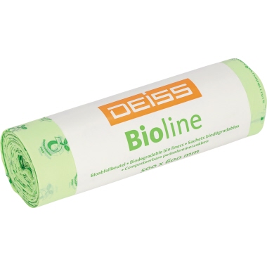 DEISS Müllbeutel BIOLINE 30 l 20 St./Pack. 50 x 60 cm (B x H) Produktbild
