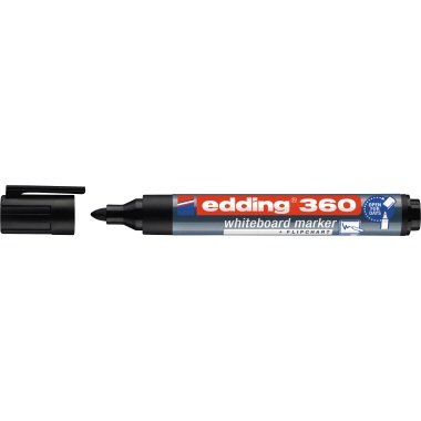 edding Whiteboardmarker 360 schwarz Produktbild