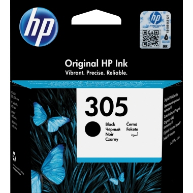HP Tintenpatrone 305 schwarz Produktbild