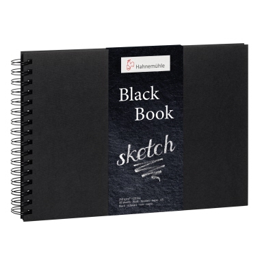 Hahnemühle FineArt Skizzenbuch Black Book DIN A5 Produktbild