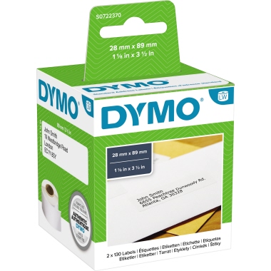 DYMO® Adressetikett Original 28 x 89 mm (B x H) Produktbild