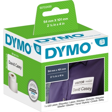 DYMO® Versandetikett Original 54 x 101 mm (B x H) Produktbild