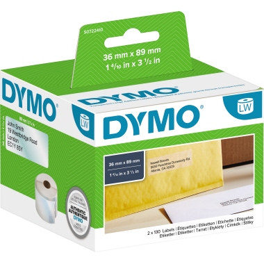 DYMO® Adressetikett Original 36 x 89 mm (B x H) Produktbild pa_produktabbildung_1 L