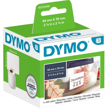 DYMO® Vielzwecketikett Original 54 x 70 mm (B x H) Produktbild pa_produktabbildung_1 L