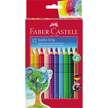 Faber-Castell Farbstift Jumbo GRIP 12 St./Pack. Produktbild