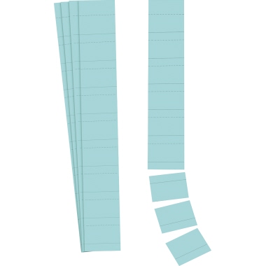 Ultradex Einsteckkarte Planrecord 6 x 3,2 cm (B x H) himmelblau Produktbild