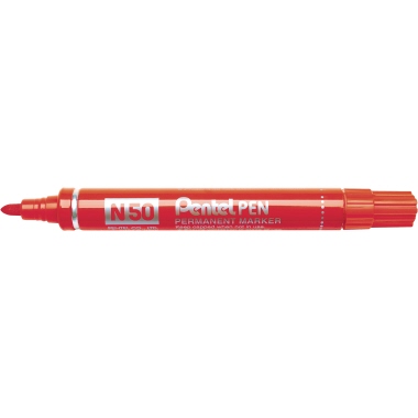 Pentel Permanentmarker N50 rot Produktbild