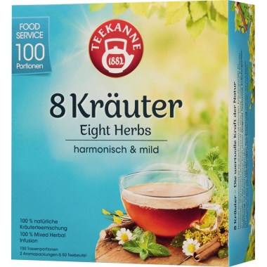 Teekanne Tee 8-Kräuter Produktbild