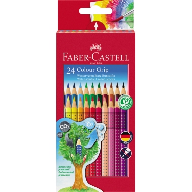 Faber-Castell Farbstift Colour GRIP 24 St./Pack. Produktbild