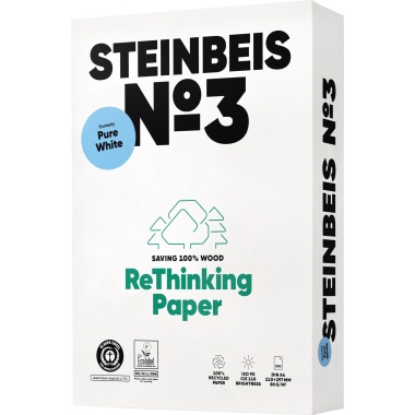 Steinbeis Kopierpapier No. 3 Pure White DIN A4 Produktbild pa_produktabbildung_1 L