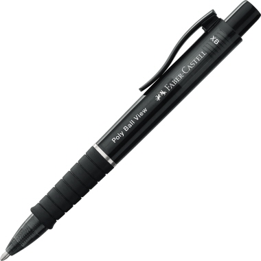 Faber-Castell Kugelschreiber Poly Ball View black Produktbild pa_produktabbildung_1 L