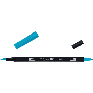 Tombow Pinselstift ABT Dual 443 turquoise Produktbild