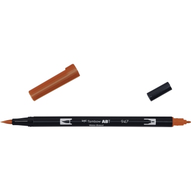 Tombow Pinselstift ABT Dual 947 burnt sienna Produktbild