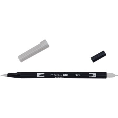 Tombow Pinselstift ABT Dual N75 cool gray 3 Produktbild
