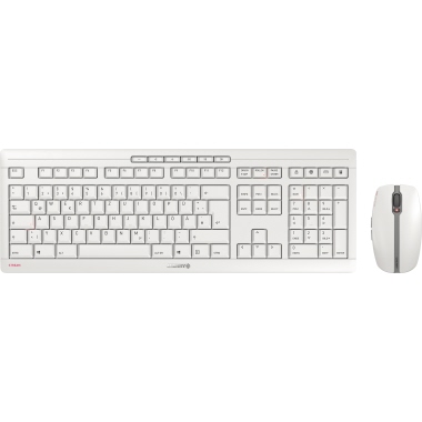 CHERRY Tastatur-Maus-Set STREAM DESKTOP grau/weiß Produktbild pa_produktabbildung_1 L