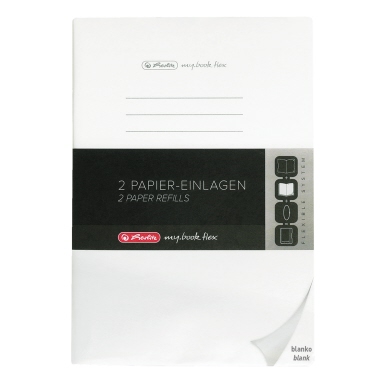 Herlitz Einlage Notizbuch my.book Refill flex DIN A4 blanko 2 Block/Pack. Produktbild pa_produktabbildung_1 L