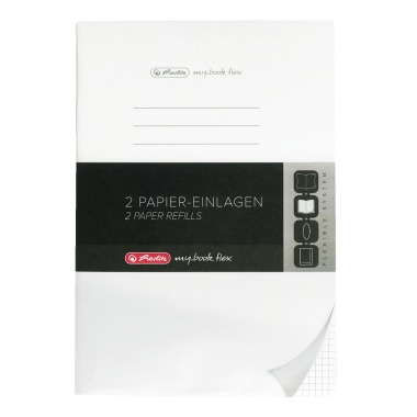 Herlitz Einlage Notizbuch my.book Refill flex DIN A5 kariert 2 Block/Pack. Produktbild pa_produktabbildung_1 L