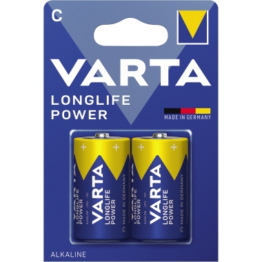 Varta Batterie Longlife Power C/Baby 7.800 mAh 2 St./Pack. Produktbild pa_produktabbildung_1 L