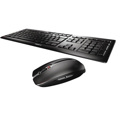 CHERRY Tastatur-Maus-Set STREAM DESKTOP schwarz Produktbild