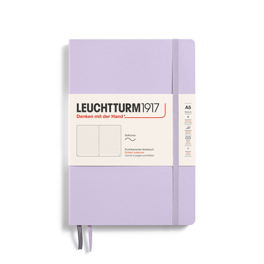 LEUCHTTURM Notizbuch Smooth Colours Medium Softcover punktkariert (dotted) lilac Produktbild
