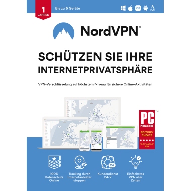 Software NordVPN 1 Jahr Produktbild