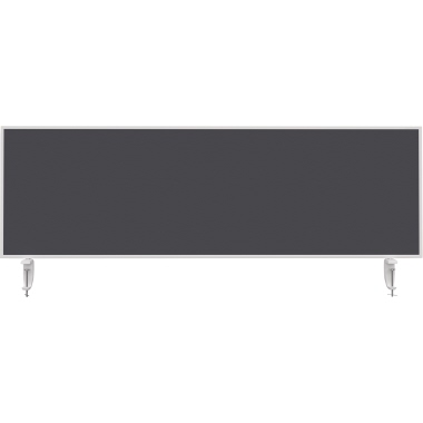 magnetoplan® Tischtrennwand VarioPin 160 x 50 cm (B x H) grau Produktbild