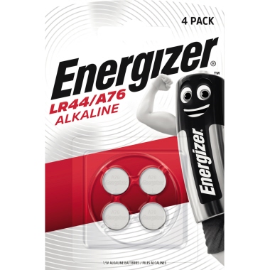 Energizer® Knopfzelle Alkaline A76/LR44 175 mAh 4 St./Pack. Produktbild pa_produktabbildung_1 L