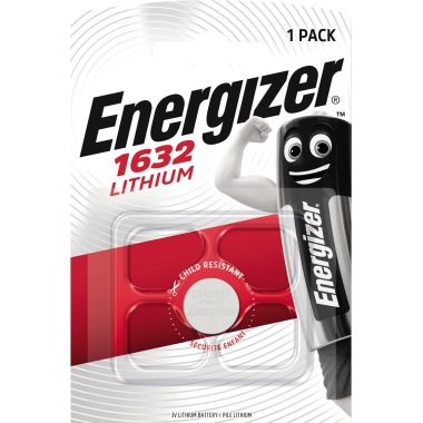 Energizer® Knopfzelle Lithium CR1632 130 mAh Produktbild pa_produktabbildung_1 L