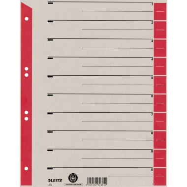 Leitz Trennblatt rot Produktbild