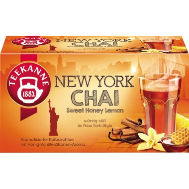 Teekanne Tee Länder New York Chai Produktbild