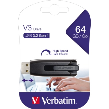 Verbatim USB-Stick Store 'n' Go V3 64 Gbyte Produktbild