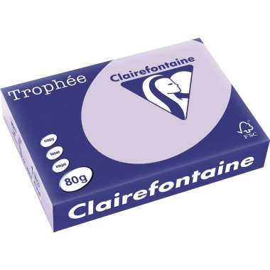 Clairefontaine Kopierpapier Trophée Color DIN A4 80 g/m² 500 Bl./Pack. lila Produktbild