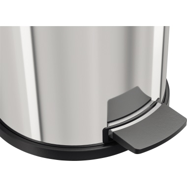 Hailo Tretabfalleimer Solid M Edelstahl edelstahl Produktbild pa_produktabbildung_4 L
