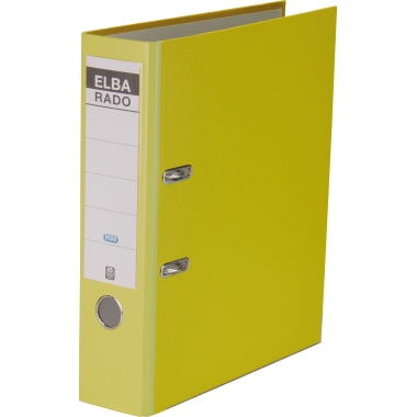 ELBA Ordner rado brillant DIN A4 80 mm gelb Produktbild