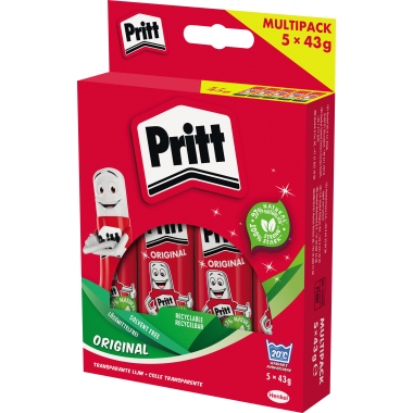 Pritt Klebestift Original Multipack 5 x 43 g/Pack. Produktbild