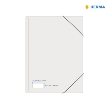 HERMA Typenschildetikett 45,7 x 21,2 mm (B x H) 25 Bl./Pack. Produktbild pa_ohnedeko_1 L