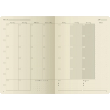 SIGEL Buchkalender Conceptum undatiert Tagesplan Produktbild pa_produktabbildung_3 L
