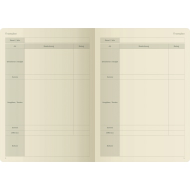 SIGEL Buchkalender Conceptum Wochenplan Produktbild pa_produktabbildung_2 L