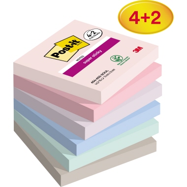 Post-it Haftnotiz Super Sticky Notes Soulful Collection Promotion Produktbild