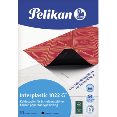 Pelikan Kohlepapier Interplastic 1022G 10 Bl./Pack. Produktbild