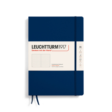 LEUCHTTURM Notizbuch Composition Hardcover punktkariert (dotted) marine Produktbild