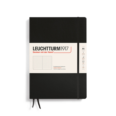 LEUCHTTURM1917 Notizbuch Composition Hardcover punktkariert (dotted) schwarz Produktbild pa_produktabbildung_1 L