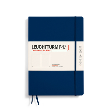 LEUCHTTURM Notizbuch Composition Hardcover blanko marine Produktbild