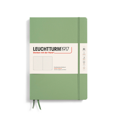 LEUCHTTURM Notizbuch Composition Hardcover punktkariert (dotted) salbei Produktbild pa_produktabbildung_1 L