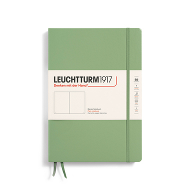 LEUCHTTURM Notizbuch Composition Hardcover blanko salbei Produktbild
