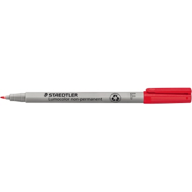 STAEDTLER® Folienstift Lumocolor® non-permanent 316 nicht lichtbeständig rot Produktbild