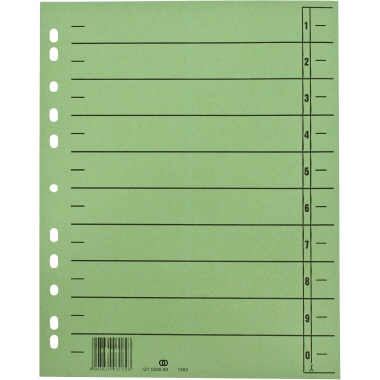 Soennecken Trennblatt oeco 100 St./Pack. grün Produktbild