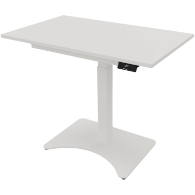 NowyStyl Schreibtisch eModel 2.0 MINI 900 x 620-1.080 x 550 mm (B x H x T) weiß weiß  Produktbild