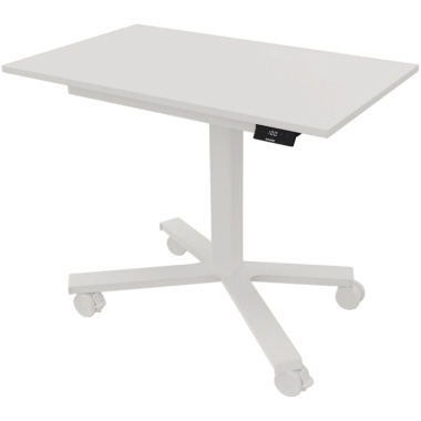NowyStyl Schreibtisch eModel 2.0 MINI 900 x 710-1.170 x 550 mm (B x H x T) weiß weiß Produktbild