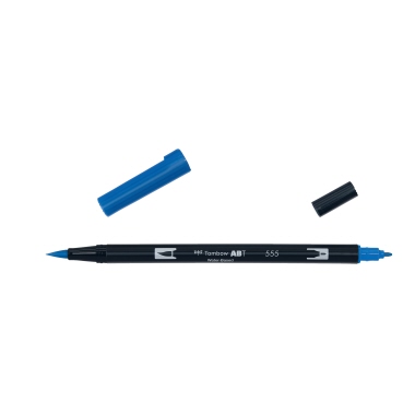 Tombow Pinselstift ABT Dual 555 ultramarine Produktbild pa_produktabbildung_1 L